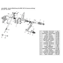 copy of BONAMICI RACING Fußrasten für YAMAHA YZF-R1/M 2015-2022 2
