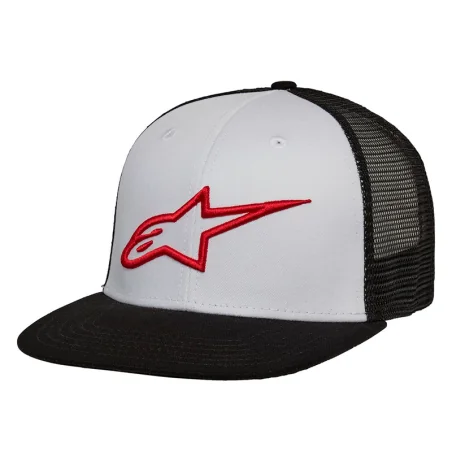 GORRA ALPINESTARS CORP TRUCKER WHITE / BLACK
