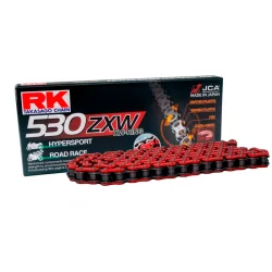 Cadena de transmisión RK ZXW 530 Super Reforzada Rojo