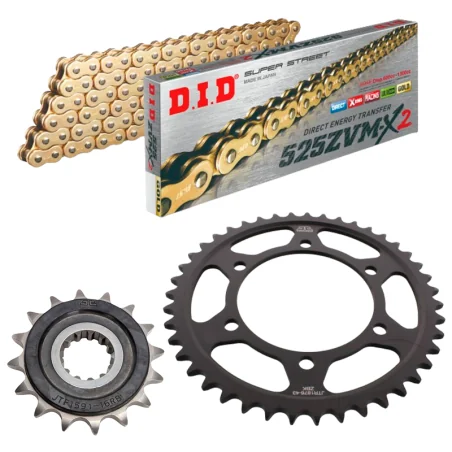 Kit de transmisión DID Super Reforzado para Yamaha MT09 14-20/MT09 Tracer 900 15-17/XSR 900 16-20