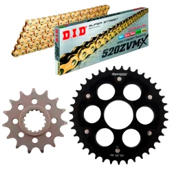 Kit de transmisión DID Super Reforzado CONVERSION para MV AGUSTA F4 750 99/06 MV AGUSTA BRUTALE/S750 01/09 2