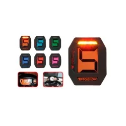 PZ RACING GEARTRONIC UNIVERSAL-GANGANZEIGE MIT ÜBERREV