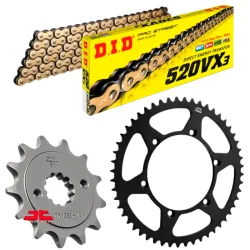 Kit de arrastre como el original cadena para HONDA CBF 250 04-07