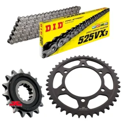 Kit de transmisión DID Reforzado para Yamaha MT09 14-20/MT09 Tracer 900 16-17/XSR 900 16-20 2
