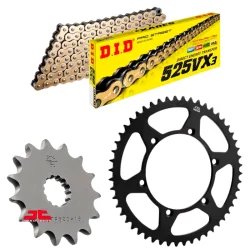 Kit de arrastre como el original cadena para Suzuki GSF N Bandit 650 07-12/S Bandit 650 07-13/F 650 08-13