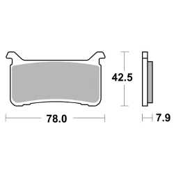 Pastillas de freno SBS P947-DC DUAL CARBON 2