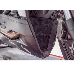 Unterer Kühlerschutz aus Aluminium von EVOTECH für Ducati Streetfighter V2 / Panigale V2