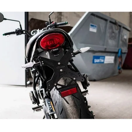 Porta matrícula EVOTECH para Kawasaki Z650 RS 2022-2024