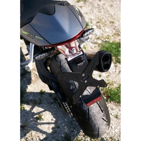 Porta matrícula Triumph Street Triple RS '17 en adelante versión Eco