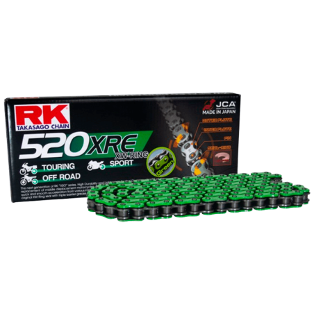 Cadena de transmisión RK XRE 520/525 Verde