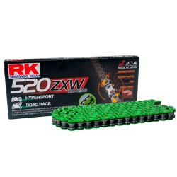 Cadena de transmisión RK ZXW 520 Super Reforzada Verde
