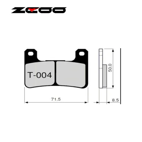 Pastillas de freno ZCOO T004 EXC (ENDURANCE)