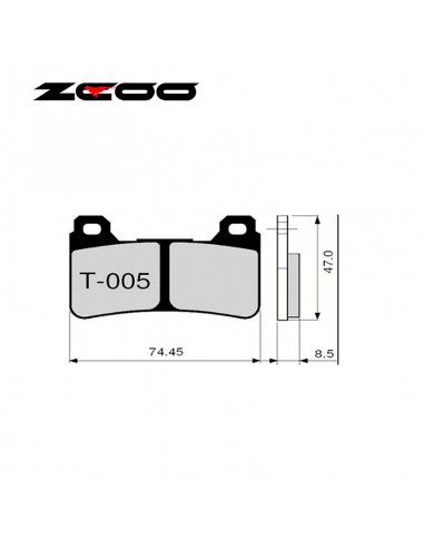 Pastillas de freno ZCOO T005 EXC (ENDURANCE)