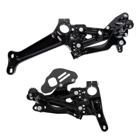 ESTRIBERAS SPIDER con placas laterales para Ducati V4-V4R-V4S