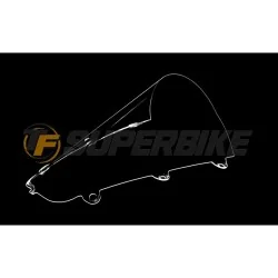 TF SUPERBIKE Double Bubble transparente Windschutzscheibe für Honda CBR1000RR 2017–2019