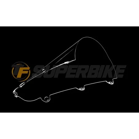 TF SUPERBIKE Double Bubble transparente Windschutzscheibe für Honda CBR1000RR 2017–2019