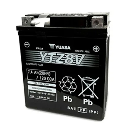 YUASA YTZ8-V VORGELADENE BATTERIE