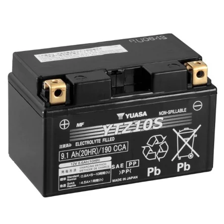 YUASA YTZ10-S VORGELADENE BATTERIE