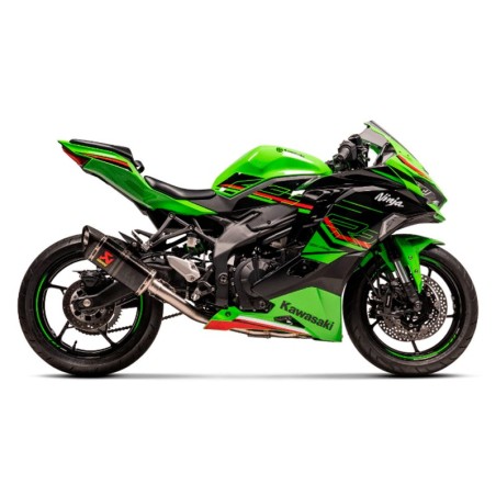 AKRAPOVIC RACING CARBON COMPLETE EXHAUST KAWASAKI NINJA ZX-4R / RR 2023-2024