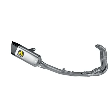 Escape completo ARROW Pista no homologado en titanio con colectores en acero inoxidable para KAWASAKI ZX-4R / RR 2024
