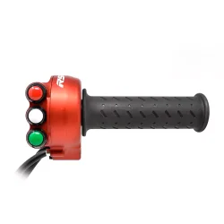 Piña Acelerador JETPRIME TWIST GRIP ROJO APRILIA RS 660 / TUONO 660 2020-2021 2
