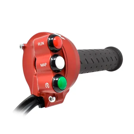 JETPRIME JP ACC 660 R Ananasbeschleuniger JETPRIME TWIST GRIP TITANIUM APRILIA RS 660 / TUONO 660 2020-2021