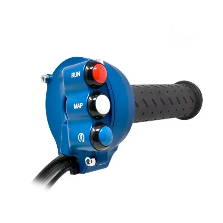 JETPRIME JP ACC 660 B Ananasbeschleuniger JETPRIME TWIST GRIP BLAU APRILIA RS 660 / TUONO 660 2020-2021