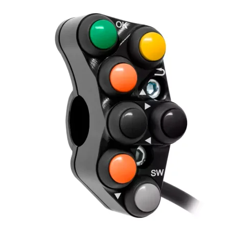JETPRIME JP PLSR 023. Interruptor de manillar izquierdo Racing para KTM 1290 Super Duke / Adventure