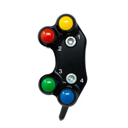 JETPRIME JP SPS 049M Racing-Lenkerschalter links für APRILIA RSV4 / FACTORY