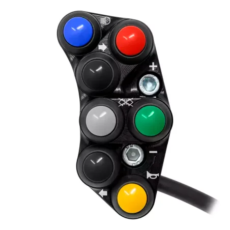 JETPRIME JP PLS 660 Interruptor de manillar 12 botones izquierdo para APRILIA RS 660