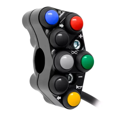 JETPRIME JP PLS 660 Interruptor de manillar 12 botones izquierdo para APRILIA RS 660