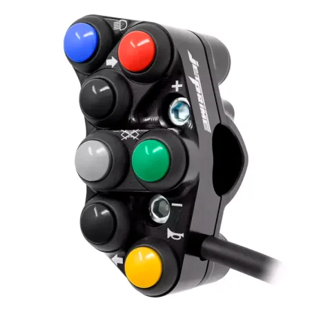 JETPRIME JP PLS 660 Interruptor de manillar 12 botones izquierdo para APRILIA RS 660
