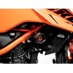 Protectores anti caída anti shock Street Defender EVOTECH para KTM Duke 125 / Duke 390 2024-