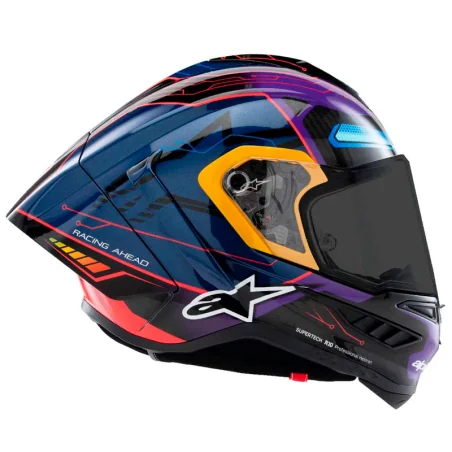 Casco ALPINESTARS Supertech R10 Martinator LE Blue / Purple / Red