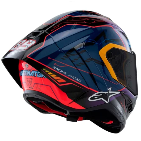 Casco ALPINESTARS Supertech R10 Martinator LE Blue / Purple / Red