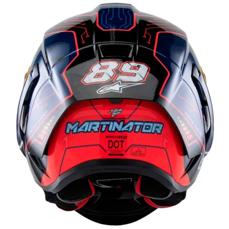 Casco ALPINESTARS Supertech R10 Martinator LE Blue / Purple / Red