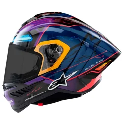 Casco ALPINESTARS Supertech R10 Martinator LE Blue / Purple / Red 2