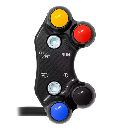 JETPRIME JP PLD 056. Interruptor de manillar Derecho para DUCATI PANIGALE V4 / S 2025 (Orificios Alineados)