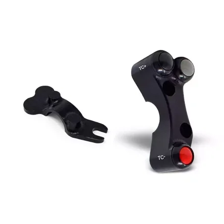 JETPRIME JP SPS I2M BRSX JETPRIME Superbike-Lenkerschalter links für BMW S 1000 RR 2015–2018 (für I2M-Panel) mit BRSX-Klemme