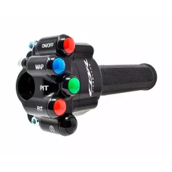 JETPRIME JP ACC PLSR 027 Racing-Lenkerschalter-Kit links + JETPRIME-Gashebel für Honda CBR 1000 RR-R 2
