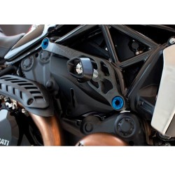 Protectores anti caída anti shock Street Defender EVOTECH para Ducati Monster 821/1200/R
