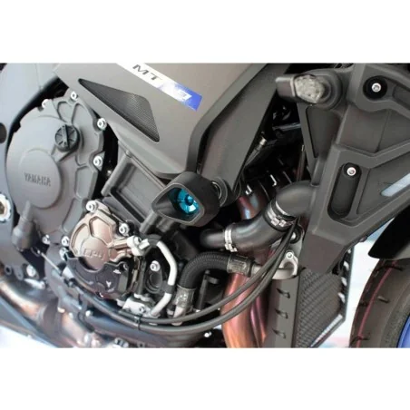 Protectores anti caída anti shock EVOTECH para Yamaha MT-10 2016-2024