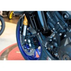 Protectores anti caída anti shock EVOTECH para Yamaha MT-09 / XSR900 2