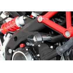Protectores anti caída anti shock EVOTECH para Aprilia Shiver 900 2