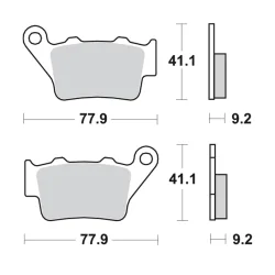 copy of Pastilla de freno SBS P765-LS 2