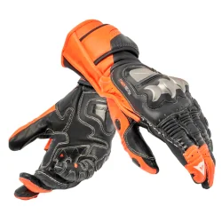 copy of DAINESE VOLLES METALLHANDSCHUHE 6 SCHWARZ / WEISS / LAVA-ROT