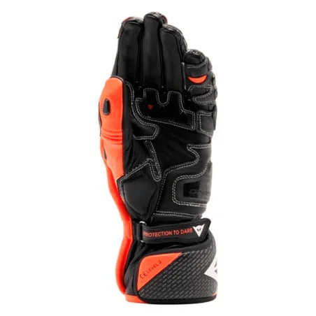copy of DAINESE VOLLES METALLHANDSCHUHE 6 SCHWARZ / WEISS / LAVA-ROT