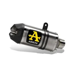 Indy-Race Auspuff Titan-Carbon unten ARROW für Honda CBR600RR 2024
