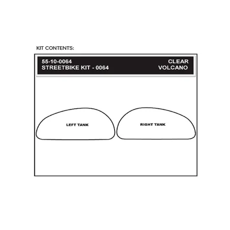 STOMPGRIP Volcano Kit de adhesivos para moto DUCATI 748, 996 y 998
