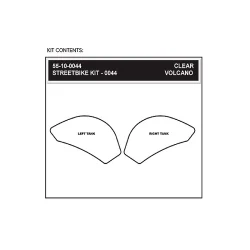 STOMPGRIP Volcano Anti-Rutsch-Tank-Set für KAWASAKI ER-6F und NINJA 650 12-16 2